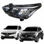 Farol Principal Fiat Argo Cronos 2024 2025 Máscara Negra Com Drl Lado Esquerdo Motorista