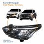 Farol Principal Fiat Argo Cronos 2024 2025 Máscara Negra Com Drl Lado Esquerdo Motorista