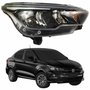 Farol Principal Fiat Cronos 2016 Até 2024 Máscara Negra Com Led Lado Direito Passageiro