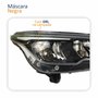 Farol Principal Fiat Cronos 2016 Até 2024 Máscara Negra Com Led Lado Direito Passageiro