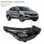 Farol Fiat Cronos 2024 Até 2025 Máscara Negra Sem Led Lado Direito Passageiro