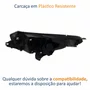 Farol Fiat Cronos 2024 Até 2025 Máscara Negra Sem Led Lado Direito Passageiro