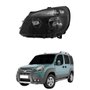 Farol Fiat Doblo 2010 Até 2018 Mascara Negra Lado Esquerdo Motorista