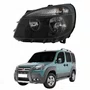 Farol Fiat Doblô 2010 Até 2018 Máscara Negra Lado Esquerdo Motorista