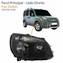 Farol Fiat Doblô 2010 Até 2018 ORIGINAL Máscara Negra Lado Direito Passageiro