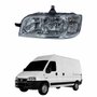 Farol Fiat Ducato 2005 Até 2015 Máscara Cromada Lado Esquerdo Motorista