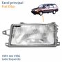 Farol Fiat Elba 1991 Até 1996 Lente De Vidro Lado Esquerdo Motorista