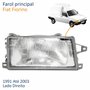 Farol Fiat Fiorino 1991 Até 2003 Lente De Vidro Lado Direito Passageiro