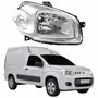 Farol Fiat Fiorino 2014 Até 2019 Original Arteb Máscara Cromada Lado Direito Passageiro
