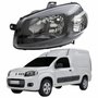 Farol Fiat Fiorino 2014 Até 2019 Original Arteb Máscara Negra Lado Esquerdo Motorista