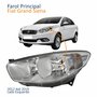 Farol Principal Fiat Grand Siena 2012 Até 2019 Cromomix Lado Esquerdo Motorista