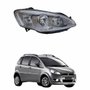 Farol Fiat Idea 2011 2012 2013 Mascara Cromada Lado Direito Passageiro