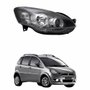 Farol Fiat Idea 2011 2012 2013 Mascara Negra Lado Direito Passageiro