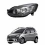 Farol Fiat Idea 2011 2012 2013 Mascara Negra Lado Esquerdo Motorista