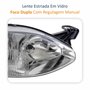 Farol Fiat Palio 1996 Até 2000 Foco Duplo Vidro Lado Direito Passageiro