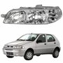Farol Fiat Palio G2 2001 Até 2007 Original Arteb Foco Duplo Carcaça Cinza Lado Esquerdo Motorista