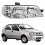 Farol Fiat Palio  G2 2001 Até 2007 Original Arteb Foco Duplo Carcaça Preta Lado Direito Passageiro