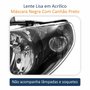 Farol Fiat Palio G3 2003 Até 2014 Siena Strada Weekend G32003 Até 2012 Original Arteb Máscara Negra Canhão Preto Foco Duplo Lado Esquerdo Motorista