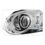 Farol Fiat Palio G4 2008 Até 2011 Siena G4 2008 Até 2012 Palio Weekend G4 2008 Até 2016 Strada G4 2008 Até 2016 Foco Duplo Máscara Cromada com Anel Cromado Lado Esquerdo Motorista