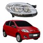 Farol Principal Fiat Palio 2012 2013 2014 2015 2016 Máscara Cromada Lado Direito Passageiro
