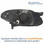 Farol Principal Fiat Palio 2012 2013 2014 2015 2016 Máscara Cromada Lado Esquerdo Motorista
