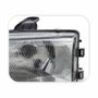 Farol Fiat Palio Siena Strada G1 1996 1997 1998 1999 2000 Foco Simples Máscara Cromada Lado Esquerdo Motorista