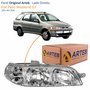 Farol Fiat Palio Weekend G2 2001 Até 2006 Original Arteb Foco Duplo Carcaça Cinza Lado Direito Passageiro