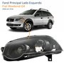 Farol Fiat Palio Weekend G4 2008 Até 2016 Foco Duplo Máscara Negra com Anel Preto Lado Esquerdo Motorista