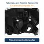 Farol Fiat Punto 2013 Até 2016 Máscara Cromada Lado Direito Passageiro