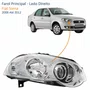 Farol Fiat Siena 2008 Até 2012 Máscara Cromada Com Anel Cromado Lado Direito Passageiro