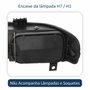 Farol Fiat Siena G2 2001 Até 2007 Original Arteb Foco Duplo Carcaça Preta Lado Direito Passageiro