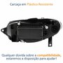 Farol Fiat Siena G3 2003 Até 2012 Original Arteb Máscara Cromada Com Aro Cromado Foco Duplo Lado Direito Passageiro