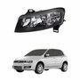 Farol Fiat Stilo 2003 Até 2011 Elétrico Fumê Com Auxiliar Plug Quadrado Lado Esquerdo Motorista