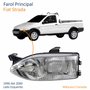 Farol Fiat Strada 1996 Até 2000 Foco Duplo Lado Esquerdo Motorista