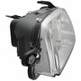 Farol Fiat Strada G2 2002 Até 2007 Foco Duplo Carcaça Preta Lado Esquerdo Motorista