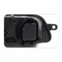 Farol Fiat Strada G2 2002 Até 2007 Foco Duplo Carcaça Preta Lado Esquerdo Motorista