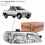 Farol Fiat Strada G2 2002 Até 2007 Original Arteb Foco Duplo Carcaça Preta Lado Direito Passageiro