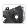 Farol Fiat Uno 2004 Até 2013 Máscara Negra Lado Direito Passageiro