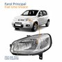Farol Principal Fiat Uno Vivace 2015 Até 2021 Cromado Lado Esquerdo Motorista