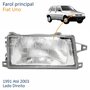 Farol Fiat Uno 1991 Até 2003 Lente De Vidro Lado Direito Passageiro