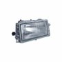 Farol Fiat Uno Fiorino Elba Premio 1991 até 2003 Lente de Vidro Foco Simples Máscara Cromada Lado Direito Passageiro