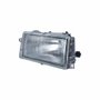 Farol Fiat Uno Fiorino Elba Premio 1991 até 2003 Lente de Vidro Foco Simples Máscara Cromada Lado Esquerdo Motorista