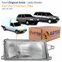Farol Fiat Uno Fiorino Elba 1991 até 2003 Original Arteb Foco Simples Lado Direito Passageiro
