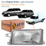 Farol Fiat Uno Fiorino Elba 1991 até 2003 Original Arteb Foco Simples Lado Esquerdo Motorista