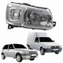Farol Fiat Uno Fire Fiorino 2004 Até 2014 Original Arteb Máscara Cromada Lado Direito Passageiro