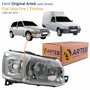 Farol Fiat Uno Fire Fiorino 2004 Até 2014 Original Arteb Máscara Cromada Lado Direito Passageiro