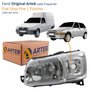 Farol Fiat Uno Fire Fiorino 2004 Até 2014 Original Arteb Máscara Cromada Lado Esquerdo Motorista