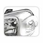 Farol Fiat Uno Vivace 2010 2011 2012 2013 2014 Máscara Cromada Lado Esquerdo Motorista