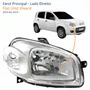 Farol Fiat Uno Vivace 2010 Até 2014 Original Máscara Cromada Lado Direito Passageiro