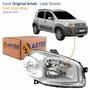 Farol Fiat Uno Way 2010 2011 2012 2013 2014 Original Máscara Cromada Lado Direito Passageiro